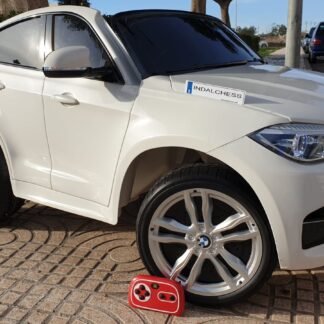 COCHE BMW X6M, 2 PLAZAS,12V, BLANCO - INDA74-LE2841
